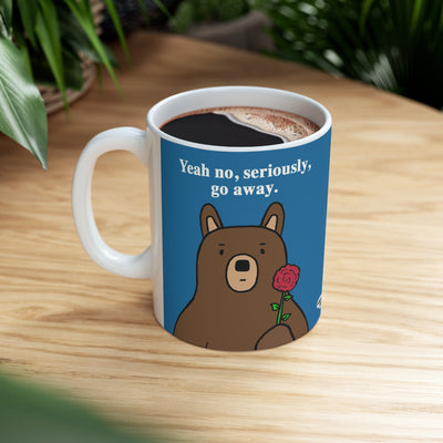 Bear and Rabbit - Two Mugs in One! 11 oz Ceramic Mug