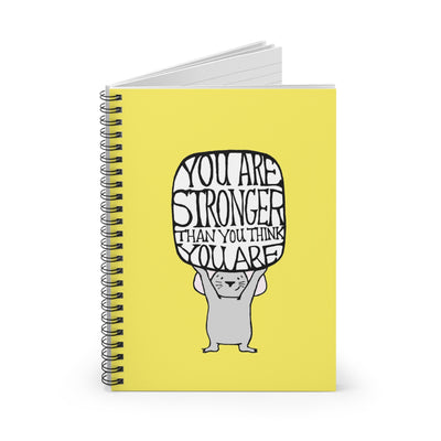 You are Strong Mouse  Small Notebook - Ruled Line