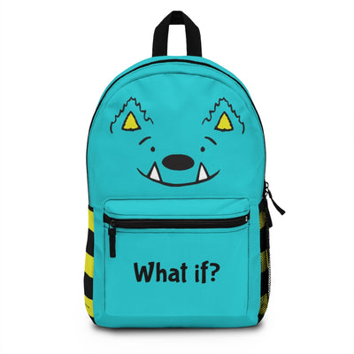 Teal Whatif Monster Backpack